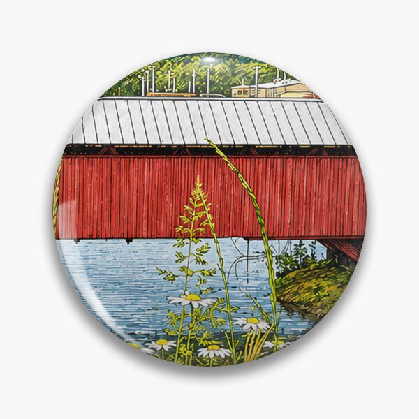 Item preview, Milton Covered Bridge rustic designed and sold by gotucoveredart.
