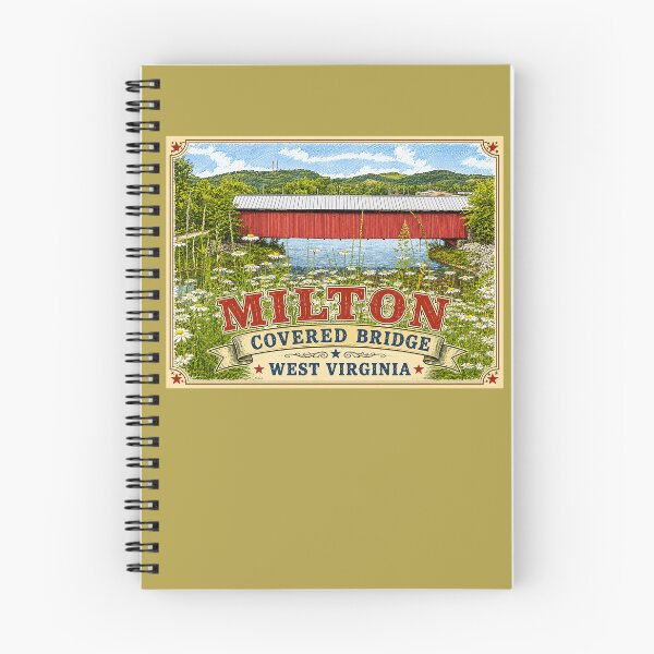 Item preview, Milton Covered Bridge rustic designed and sold by gotucoveredart.