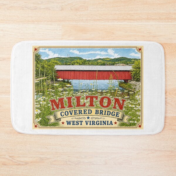 Item preview, Milton Covered Bridge rustic designed and sold by gotucoveredart.
