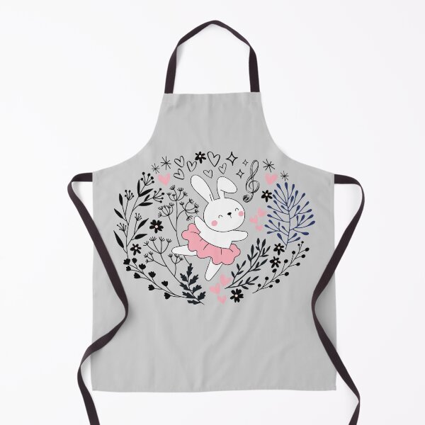 Item preview, Bunny ballerina dancing in a field of flowers designed and sold by InkRiot Studios.