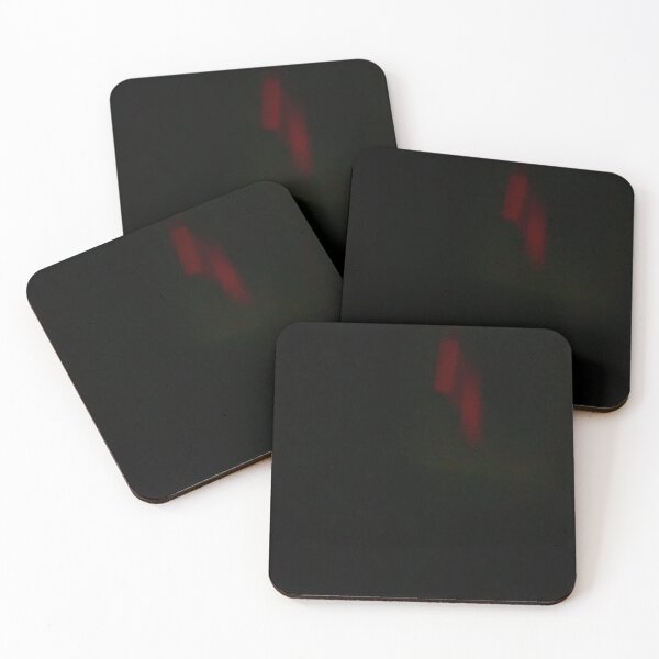 Item preview, Red Light Dark Background Minimal Night Photography designed and sold by Ayiti-Mar.