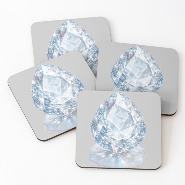 Item preview, Blue Crystal Diamond | Luxury Elegant Aesthetic designed and sold by Rawafi Art Studio.