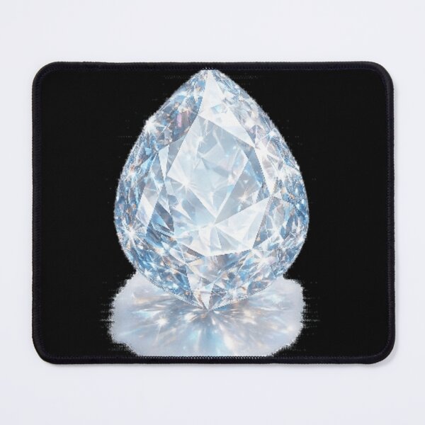 Item preview, Blue Crystal Diamond | Luxury Elegant Aesthetic designed and sold by Rawafi Art Studio.