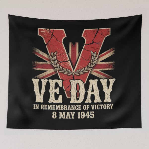 Item preview, ​V-E Day 1945 Remembrance Victory T-Shirt designed and sold by happyshirt27.