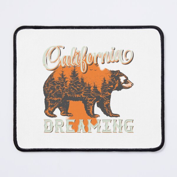 Artikelvorschau, California Dreaming Vintage Bear Forest Retro Sunset Design entworfen und verkauft von FantasyFlicker.