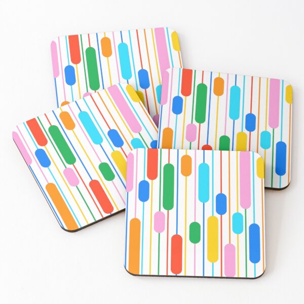 Item preview, Vertical Color Lighting Lines — Neon Glow Stripe Abstract Art Print designed and sold by Ditstyle.