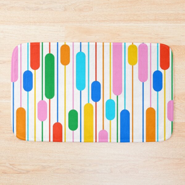 Item preview, Vertical Color Lighting Lines — Neon Glow Stripe Abstract Art Print designed and sold by Ditstyle.
