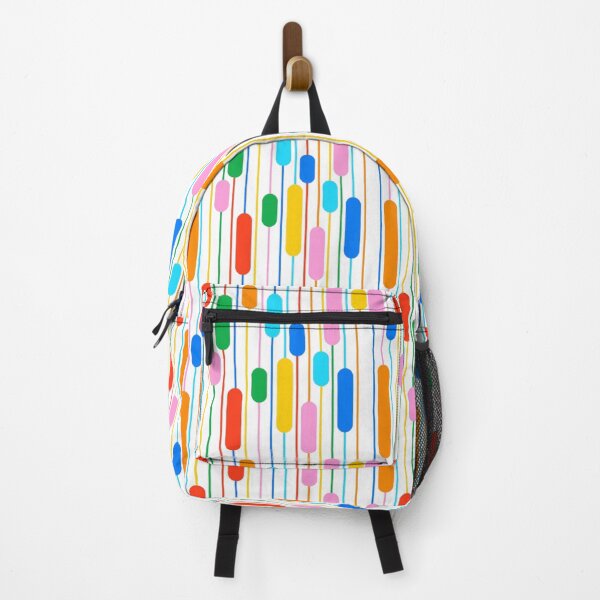 Item preview, Vertical Color Lighting Lines — Neon Glow Stripe Abstract Art Print designed and sold by Ditstyle.