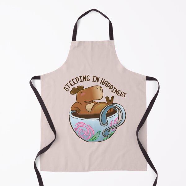 Item preview, Capybara in a cup steeping in happiness designed and sold by Konopikyu.
