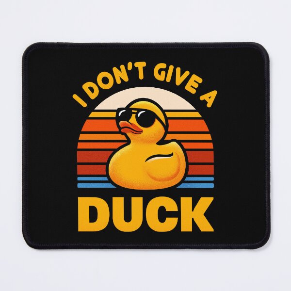Item preview, Funny Rubber Duck Pun - I Don't Give A Duck - Cool Rubber Duck with Sunglasses designed and sold by Juka-Arts-CC.