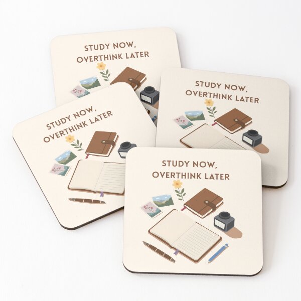 Item preview, Study now, overthink later designed and sold by creativityisfun.