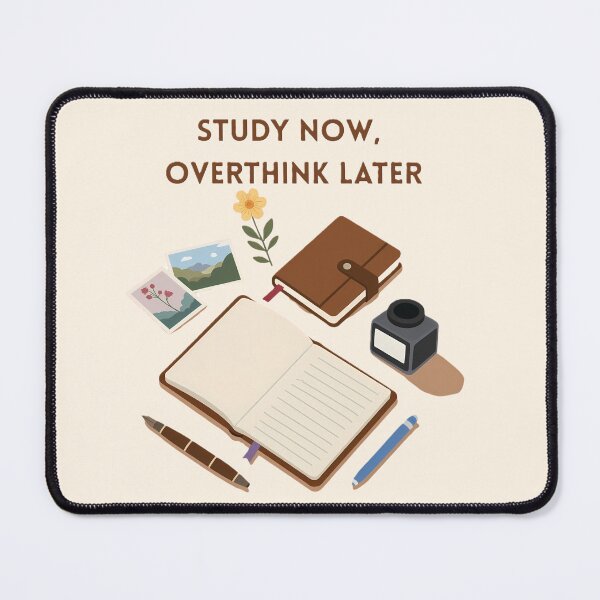 Item preview, Study now, overthink later designed and sold by creativityisfun.