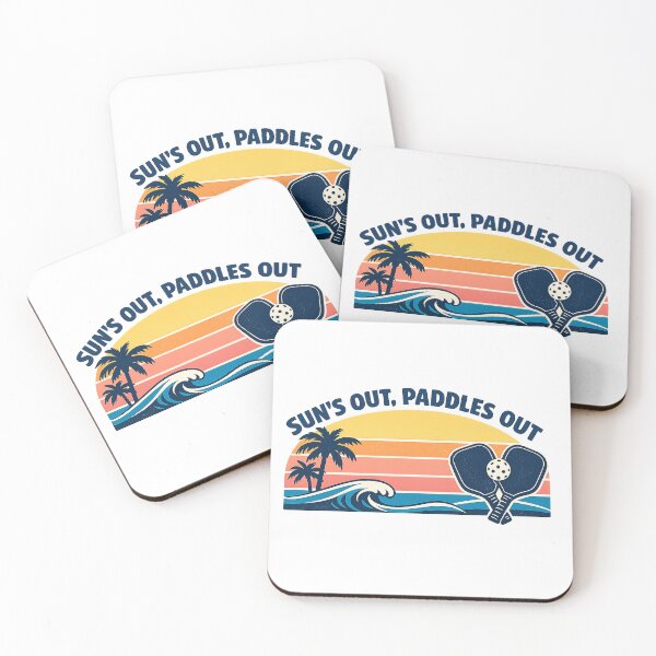 Item preview, Paddles & Palms Coastal Pickleball Shirt — Sun's Out Paddles Out designed and sold by Cool-M-Apparel.