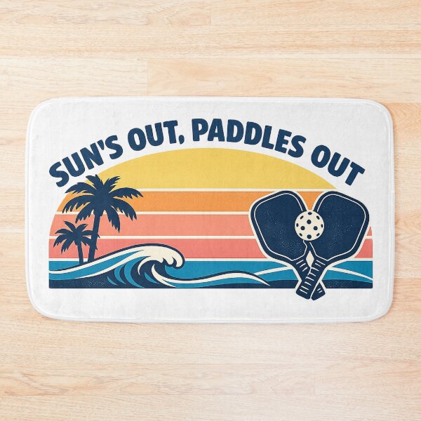 Item preview, Paddles & Palms Coastal Pickleball Shirt — Sun's Out Paddles Out designed and sold by Cool-M-Apparel.