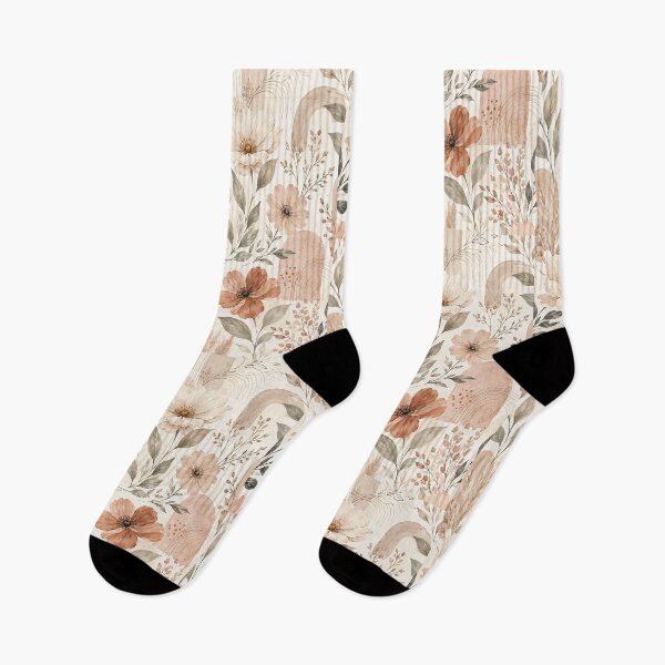 Item preview, Soft Boho Floral Watercolor Pattern Design designed and sold by NaphDesigns.