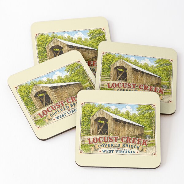 Item preview, Locust Fork Covered Bridge rustic designed and sold by gotucoveredart.