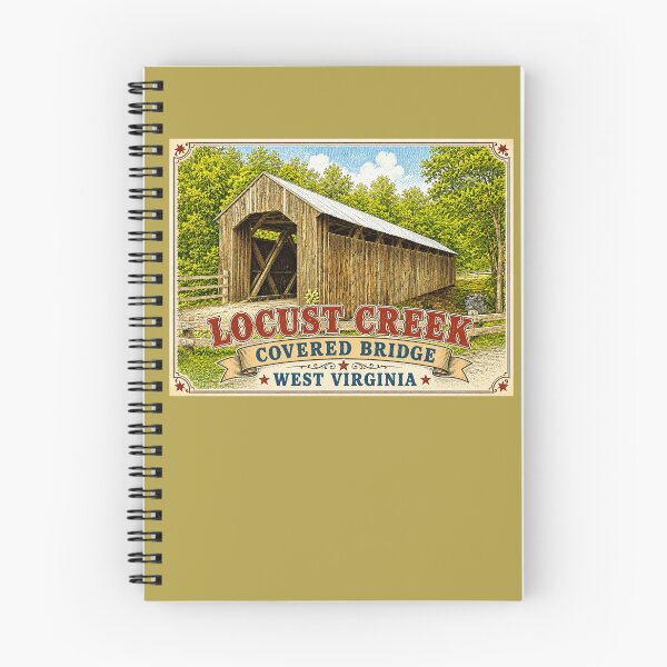 Item preview, Locust Fork Covered Bridge rustic designed and sold by gotucoveredart.