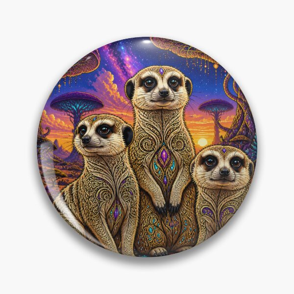 Item preview, Lab Visions 122: Meerkat Family designed and sold by The Psychedelic Anarchist.