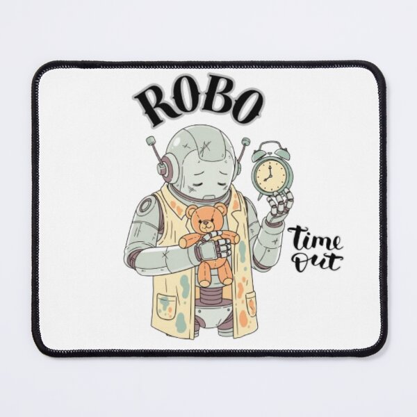 Item preview, Robo Time Out Sad Robot and Teddy Bear Graphic designed and sold by Miheerala.