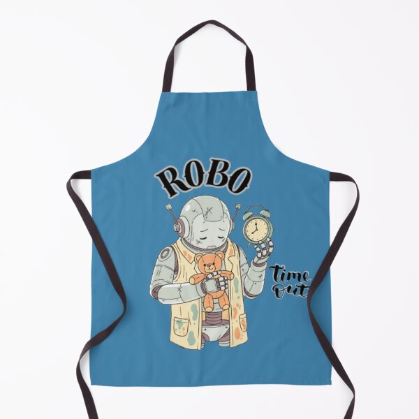 Item preview, Robo Time Out Sad Robot and Teddy Bear Graphic designed and sold by Miheerala.