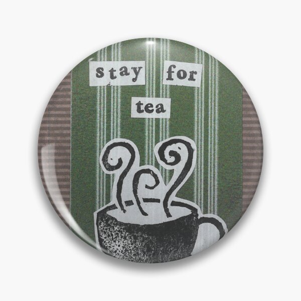 Item preview, Stay For Tea - It Gets Better Bears in Trees Lino print collage designed and sold by zinesbyscout.