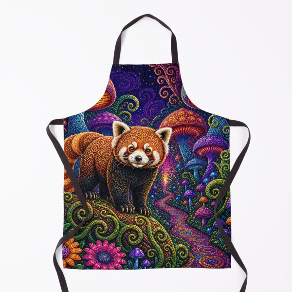 Item preview, Lab Visions 123: Red Panda Mushroom Forest designed and sold by The Psychedelic Anarchist.