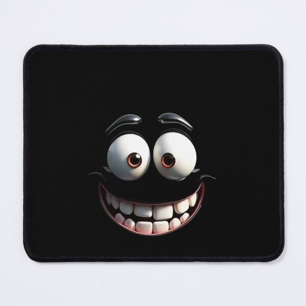 Item preview, Crazy Grinning Cartoon Face designed and sold by A touch of creativity.