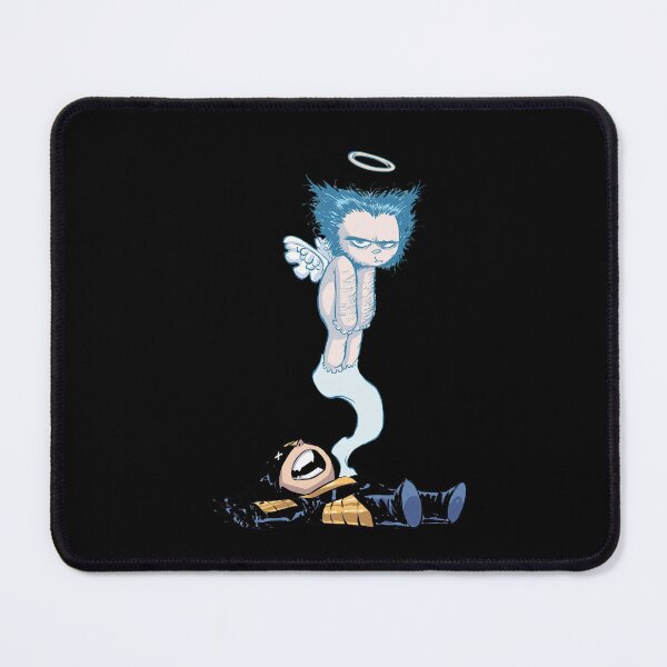 Item preview, Funny Superhero Angel Spirit Leaving Body Cartoon designed and sold by Creatby7030.