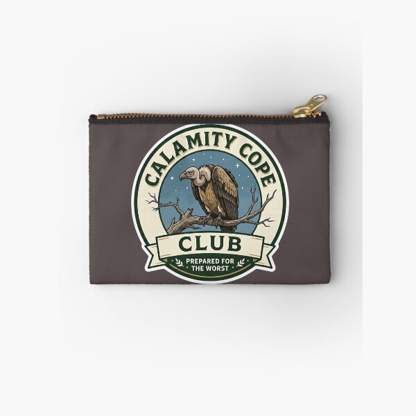 Item preview, Calamity Cope Club Vulture Shirt - Prepared For The Worst Doom Humour Design  designed and sold by Halejo68.
