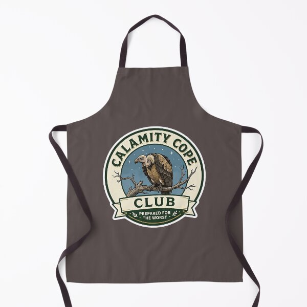 Item preview, Calamity Cope Club Vulture Shirt - Prepared For The Worst Doom Humour Design designed and sold by Halejo68.
