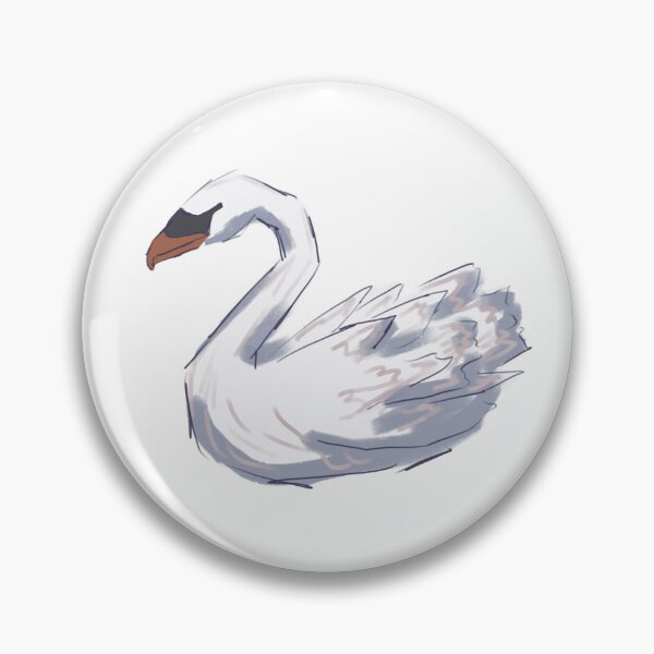 Item preview, Original Design Swan Sticker designed and sold by motherofswans.
