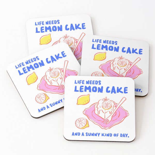 Item preview, Life Needs Lemon Cake designed and sold by HanddrawnLemon.