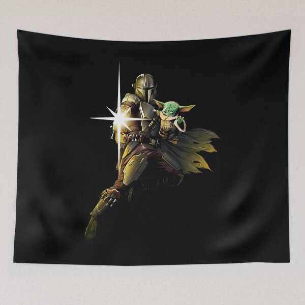 Item preview, Mando and Grogu designed and sold by helman-art.