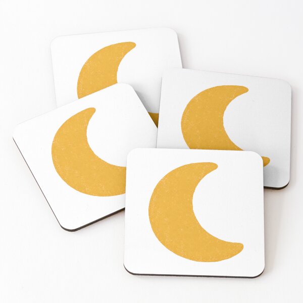 Item preview, Golden Crescent Moon Minimal Boho Night Sky designed and sold by Digital Culture Studio.