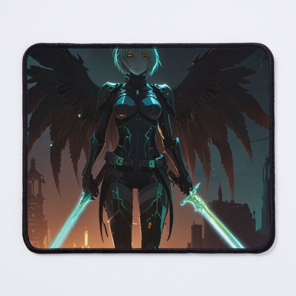 Item preview, Dark Dark Futuristic Anime Warrior | Anime Cyberpunk Artwork designed and sold by Joy-boy-op.