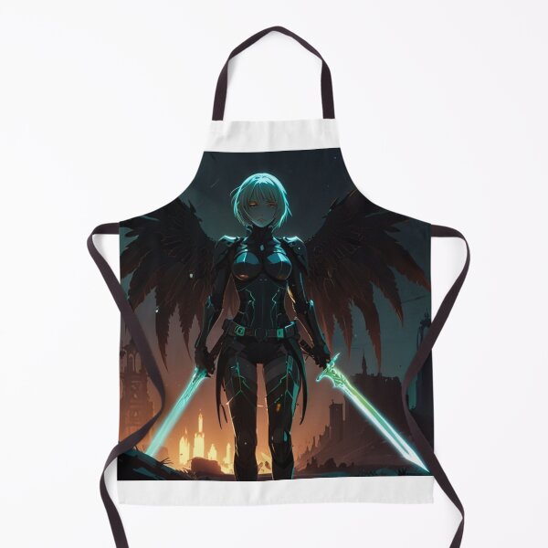 Item preview, Dark Dark Futuristic Anime Warrior | Anime Cyberpunk Artwork designed and sold by Joy-boy-op.