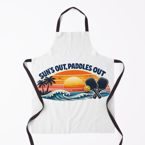 Item preview, Summer League Retro Pickleball Shirt — Sun's Out Paddles Out designed and sold by Cool-M-Apparel.