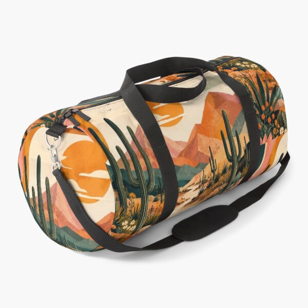 Item preview, Retro Desert Sunset Cactus Landscape Design designed and sold by NaphDesigns.