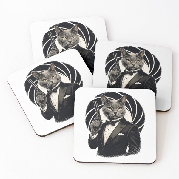 Item preview, Secret Agent Cat – Literary Spy Cat Illustration designed and sold by Caradestrella.