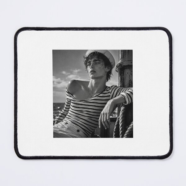Item preview, Portrait black and white designed and sold by NoirMuse AI Art.