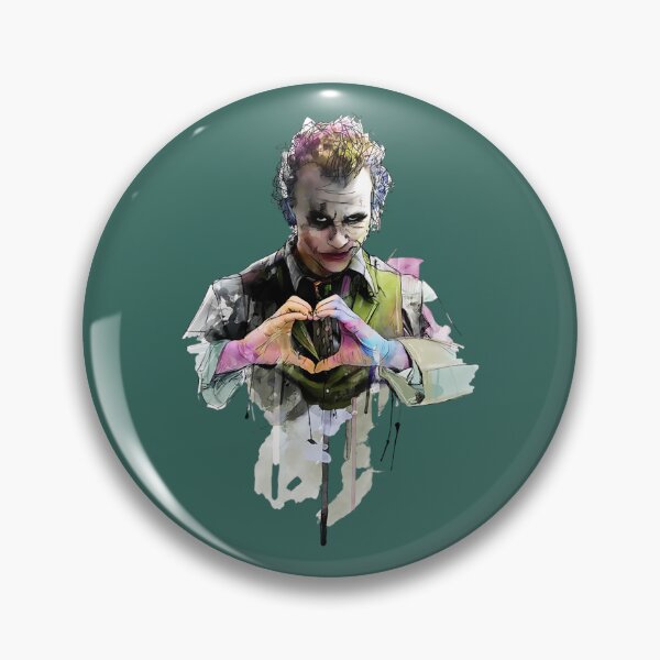 Item preview, Abstract Watercolor Joker Making Heart Sign designed and sold by Creatby7030.