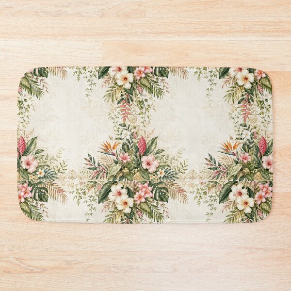 Item preview, Elegant Tropical Floral Border Frame Design designed and sold by NaphDesigns.