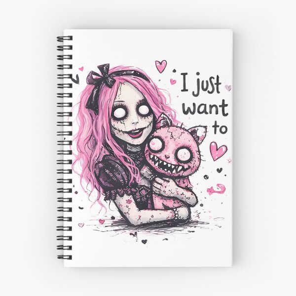 Item preview, I Just Want To... – Creepy Cute Doll Girl designed and sold by kitastylish.