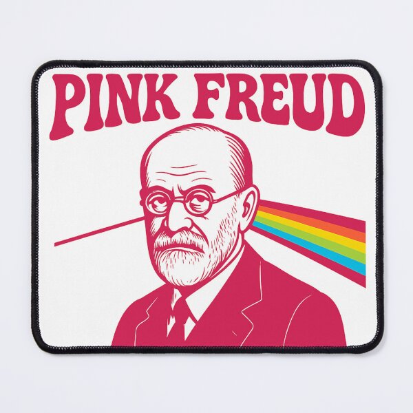 Item preview, Pink Freud, Unisex, Professor, Sweatshirt, Simund Freud, Psychology, Geek, Nerd, College, Funny, Dark Humor, Meme, Troll, Scientist, Science designed and sold by LatonaDesign.