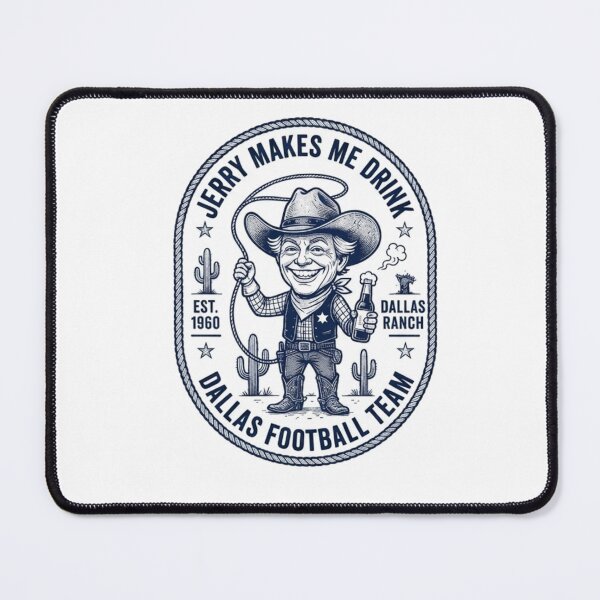 Item preview, Cartoon Jerry Jones: Dallas Football Team Logo designed and sold by luckyempire.