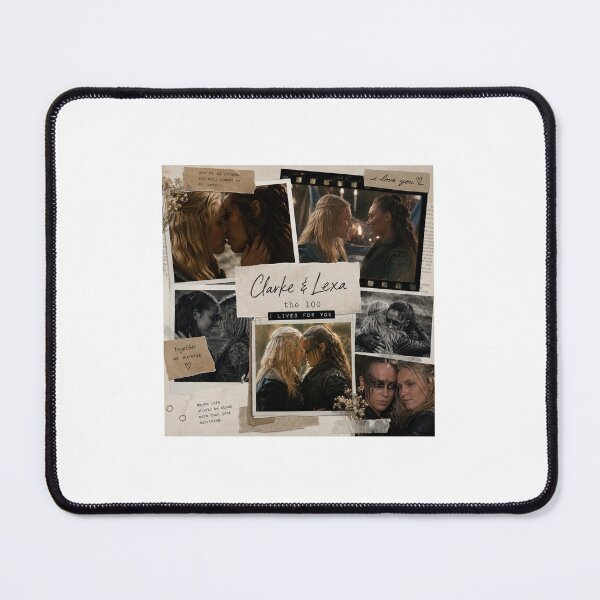Item preview, Copy of Lexa and Clarke - The 100 - LGBT+ Sapphic Couple Serie Sticker designed and sold by lgbtcontext.