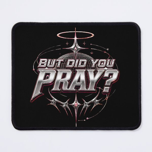Item preview, BUT DID YOU PRAY? Chrome Monogram Streetwear T Shirt designed and sold by Waldero.