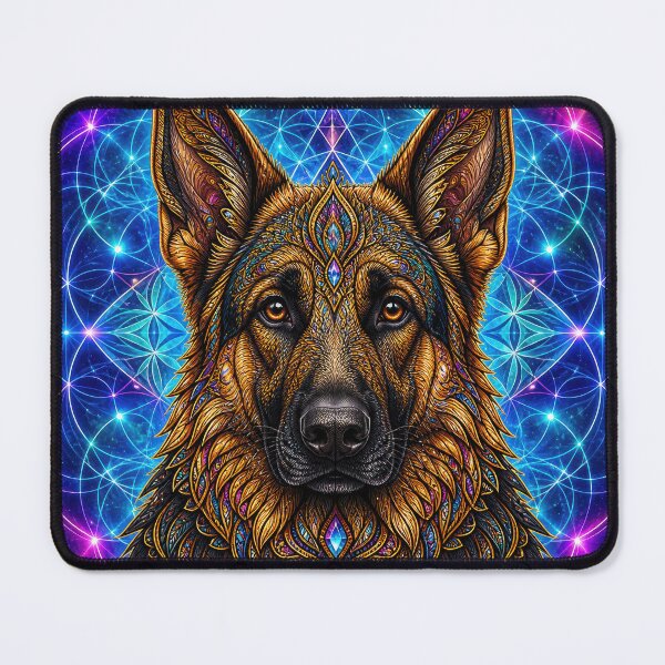 Item preview, Lab Visions 124: German Shepherd Sacred Geometry designed and sold by The Psychedelic Anarchist.