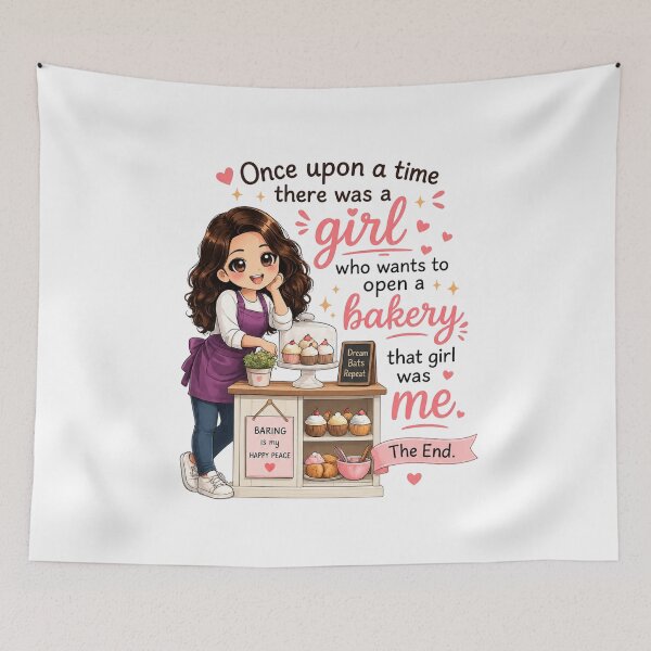 Item preview, Once Upon a Time (Girl Who Wants to Open a Bakery) designed and sold by thecookiegallery.