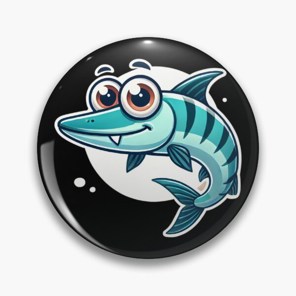 Item preview, Adorable Barracuda Fish designed and sold by Sillytoe.